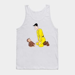 Curious George Man In The Yellow Hat 5 Tank Top